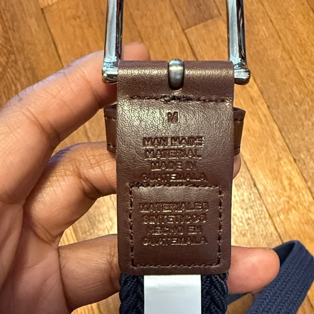 Target Boys Navy Blue Braided Belt Size M